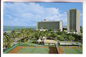 Caribe Hilton Complex, Tennis Courts, Puerto Rico,