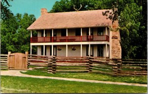 Vtg 1960s Elkhorn Tavern Pea Ridge National Military Park Arkansas AR Postcard