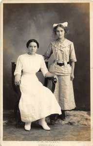 J20/ Byesville Ohio RPPC Postcard c1910 People Well-Dressed Girls 198