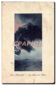 Postcard Old Der Rheinfall The Rhine Falls