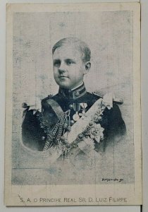 Portugal S.A.O. Principe Real SR. D. Luiz Filippe Postcard Q18