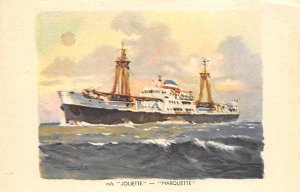 MS Joliette Marquette French Line Ship Unused 