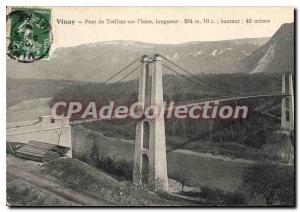 Postcard From Vinay Old Bridge On Trellins I'Isere