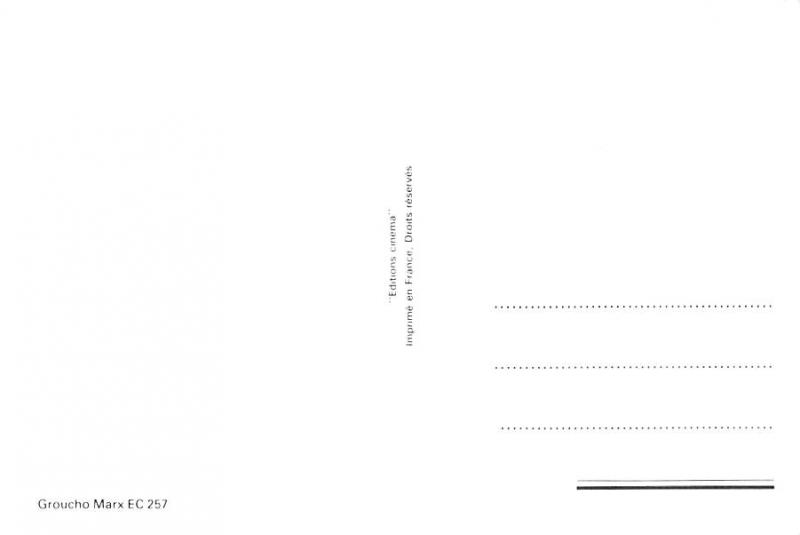 Closeout Groucho Marx Unused 