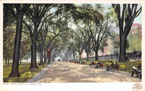 Beacon Street Mall Boston Massachusetts Detroit Publishing postcard