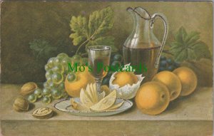Food & Drink Art Postcard - Fruit and Nuts - Used but not postally - Ref.RS34299