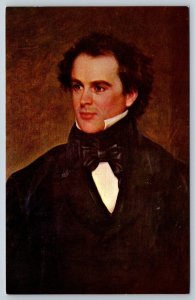 Nathaniel Hawthorn Portrait, Salem Massachusetts, Art Postcard By Charles Osgood