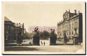 Old Postcard Prag Hradschiner Platz