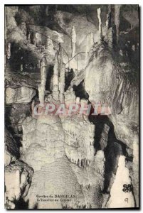Old Postcard Dargilan Caves L'Escalier de Cristal