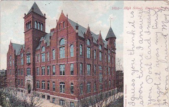 High School Harrisburg Pennsylvania 1908