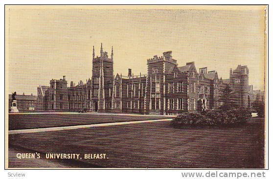 Queen's University, Belfast (Northern Ireland), UK, 1900-1910s