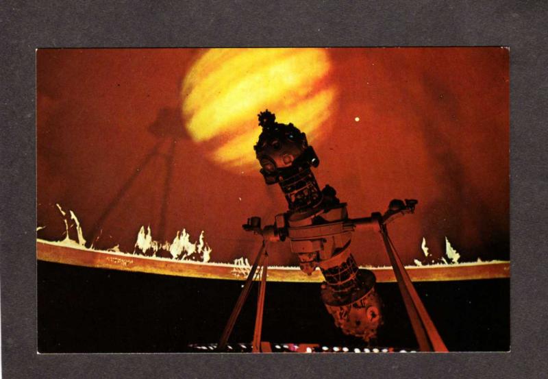 MA Planetarium Museum of Science Boston Mass Massachusetts Postcard PC