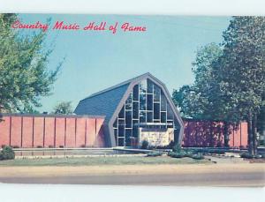 Unused Pre-1980 COUNTRY MUSIC HALL OF FAME Nashville Tennessee TN G0188