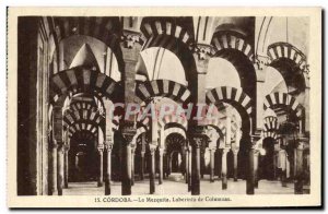 Old Postcard Cordoba Mezquita Laberinto de Columuas
