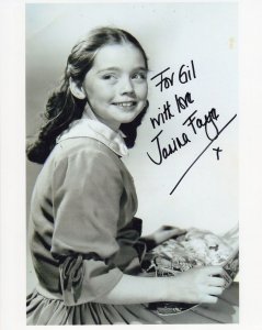 Janina Faye Day Of The Triffids 10x8 Hand Signed Photo