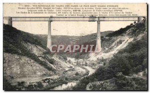 Postcard From Old Vue Generale Des Fades Viaduct Most High Viaduct D Europe