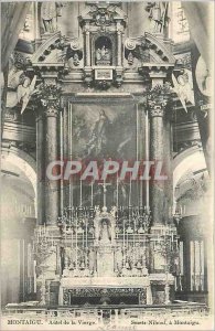 Old Postcard Montaigu Altar of the Virgin