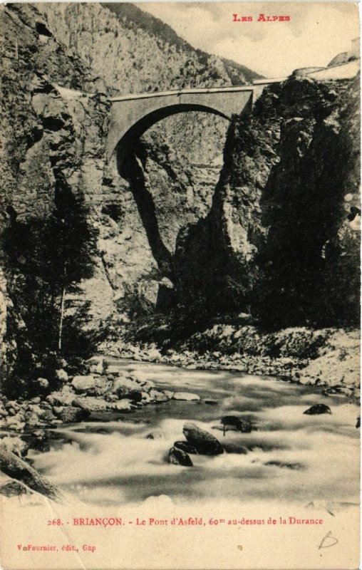 CPA BRIANCON - Le Pont d'Asfeld (472627)
