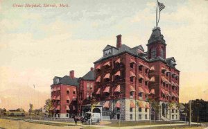 Grace Hospital Detroit Michigan 1910c postcard