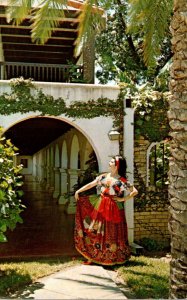 Texas Laredo Beautiful Lady In Poblana Costume