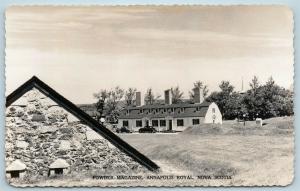 Postcard Canada Nova Scotia Powder Magazine Annapolis Royal RPPC Real Photo Q11