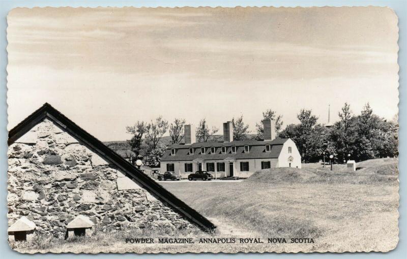 Postcard Canada Nova Scotia Powder Magazine Annapolis Royal RPPC Real Photo Q11