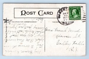 Mill River Blackstone Massachusetts MA 1919 DB Postcard N13