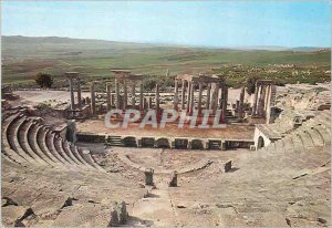 Postcard Modern Tunisia Dougga Theater Romain