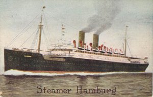 Teddy Roosevelt African Expedition Postcard Capper Series Steamer Hamburg Ship