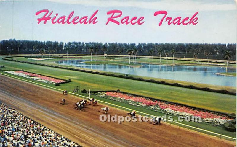 Hialeah Park Race Track Miami, Florida, FL, USA Horse Racing Unused 