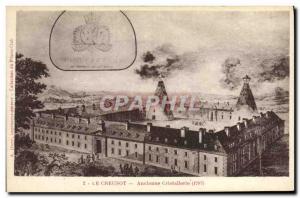 Old Postcard Le Creusot Old Crystal 1787