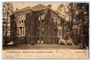 1907 College Of Law University  Champaign Illinois IL Raphael Tuck Sons Postcard