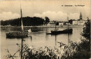 CPA Aquitaine Gironde LIBOURNE La Dordogne (982609)