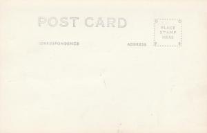 RPPC Woman's Face Rock - Turner Falls OK, Oklahoma