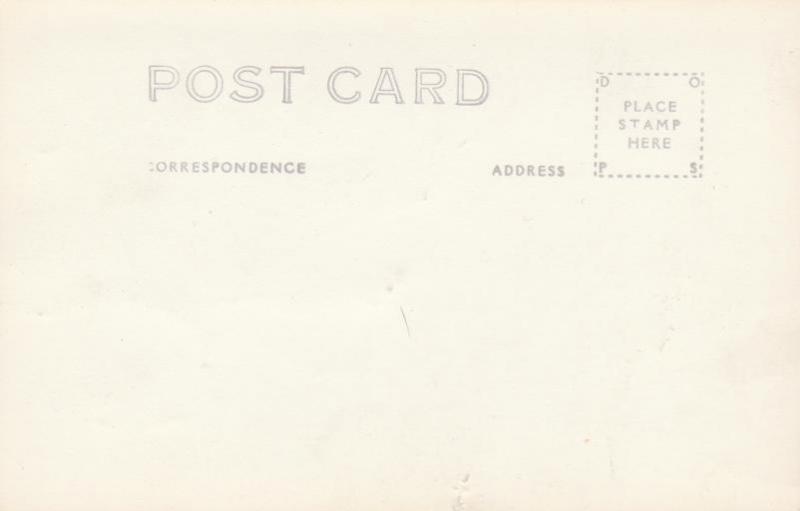 RPPC Woman's Face Rock - Turner Falls OK, Oklahoma