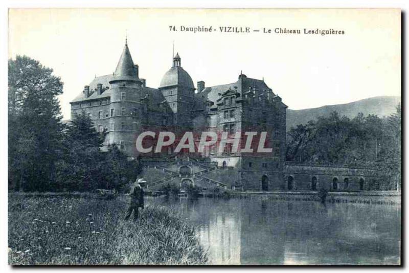 Old Postcard Vizille Dauphine Le Chateau Lesdiguieres