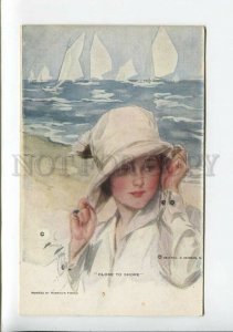 3177559 Close to shore BELLE beach by FISHER Vintage R&N 764 PC