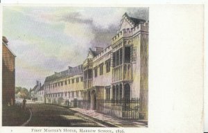 London Postcard - First Master's House - Harrow School 1816 - Ref 4429A