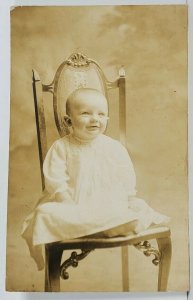 RPPC Hagerstown Md Baby Charles R Reecher c1914 Real Photo Postcard M12