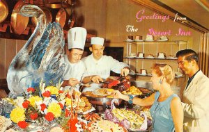 Las Vegas, Nevada WILBUR CLARK'S DESERT INN Chefs, Buffet 1950s Vintage Postcard