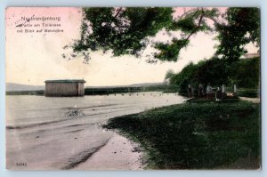 Neubrandenburg Postcard Lot On Tollensesee With A View Of Belvedere 1910