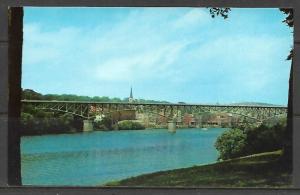 Maine, Augusta - Memorial Bridge Across The Kennebec - [ME-065]