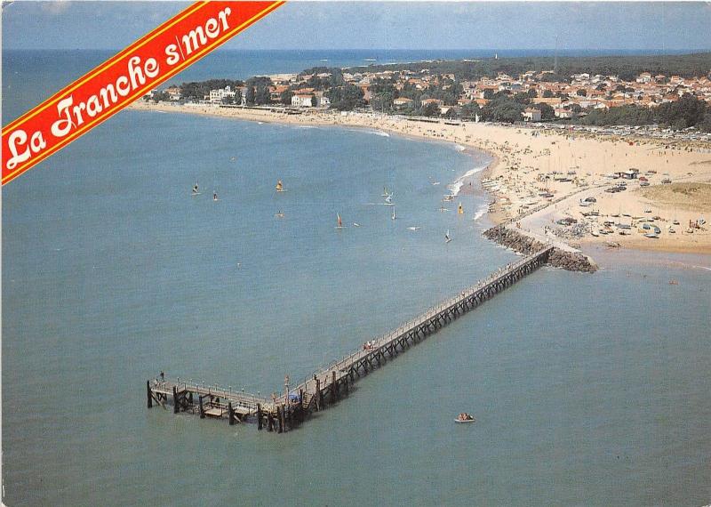 BR2851 La Tranche sur Mer L estacade et la plage   france