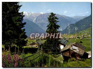 Postcard Modern Verbier Valais Switzerland