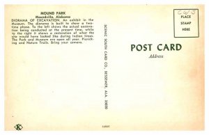 Postcard MUSEUM SCENE Moundville Alabama AL AS3775