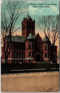 1915 Johnson County Court House Iowa City Iowa IA Posted Postcard