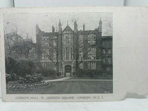 Vintage Postcard Gordon Hall 15 Gordon Square London WC1 Posted 1918