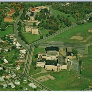 c1970s Dubuque IA Birds Eye Clarke College Aerial Senior High School BVM PC A232