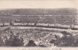 France Lyon Vue generale prise de Fourvuere