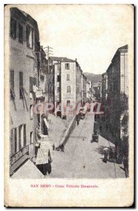 Italia - Italy - Italy - Sanremo - Corso Vittorio Emmanuele - Old Postcard